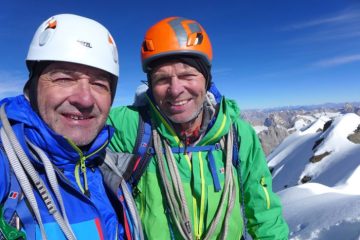 Mick and Paul on the summit